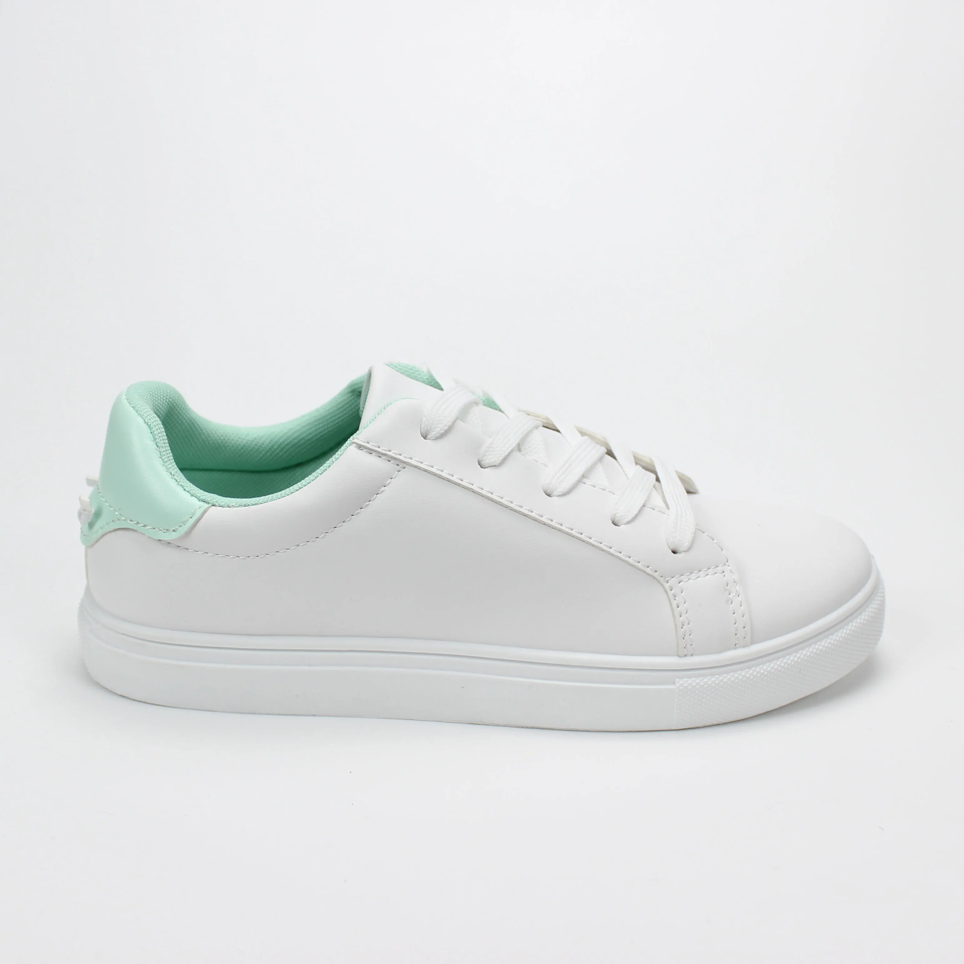 
white pu upper with different lining color sport Sneakers Women Outdoor Sports Fitness Shoes Casual Sport Women Shoes promotion 