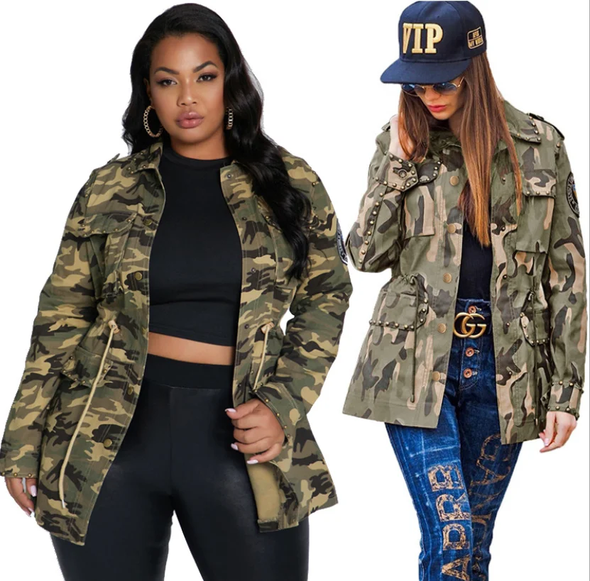 

new fashion autumn Plus size long sleeve boyfriend denim jean jackets for women