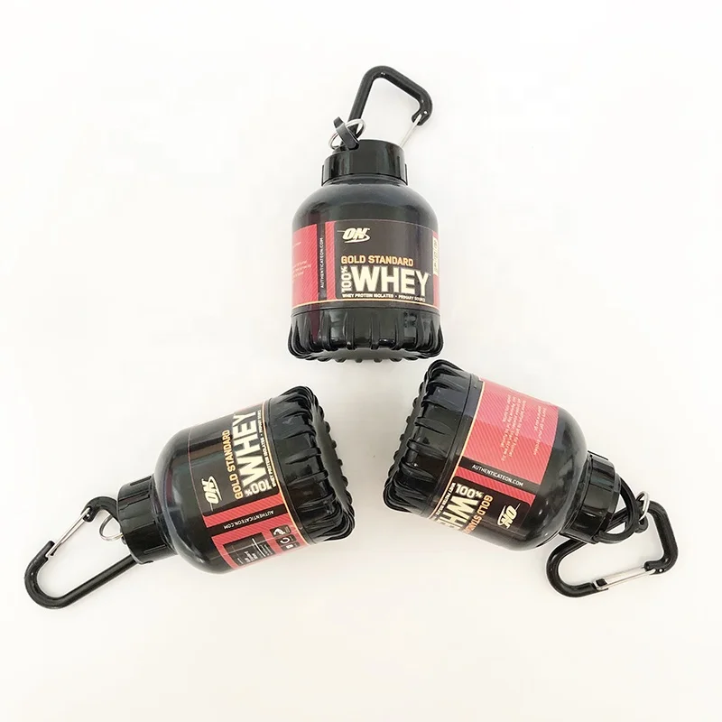 Wholesale Small MOQ Food Grade New Style Plastic PP Protein Water Bottle Funnel With Customized Sticker Laber