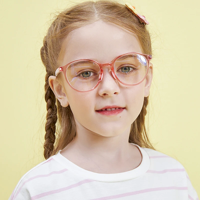 

MS 5202 New Design Kids Blue Light Blocking Glasses TR90 Flexible Myopia Glasses Frames Children Adjustable Eyeglasses
