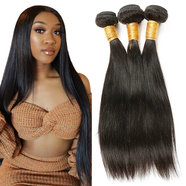 

Silky straight remy hair weave bundles 10a 12a grade mink virgin Brazilian human hair extensions wholesale virgin hair vendors