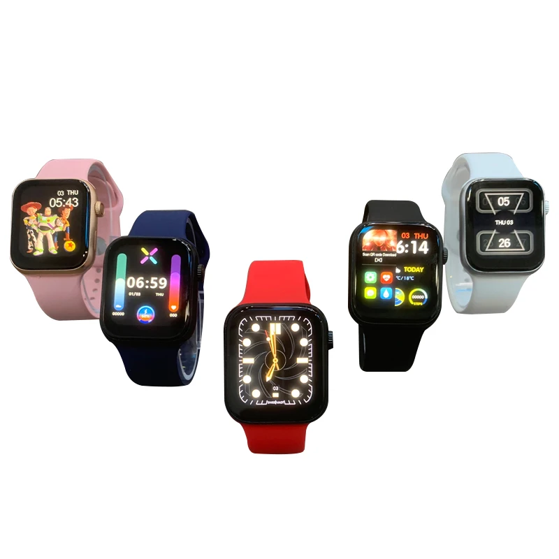

FK88 Full touch screen with music player watch mobile phone health call smart watch, As show