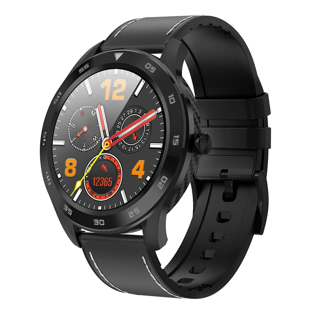 

New products DT98 Smart Watch 1.3 Full Round ECG Multi Dial IP68 Waterproof HD Screen Fitness Tracker Men Smartwatch DT98, Black, silver