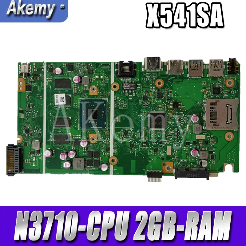 

NEW X541SA mainboard REV 2.0 For Asus X541 X541S X541SA laptop motherboard Test ok N3710-CPU 4 Cores + 2GB-RAM