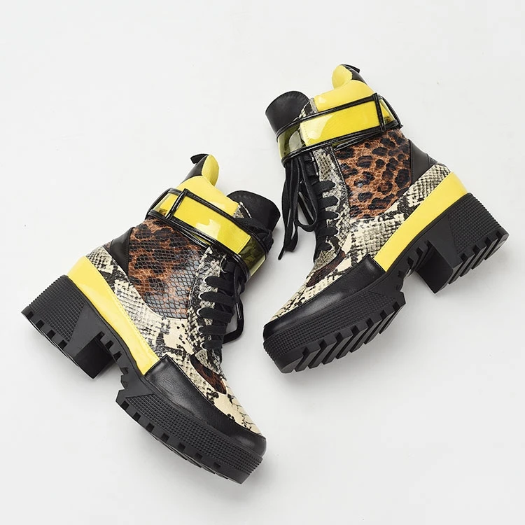 

New fashion Marti boots for women fall, lace-up casual Boots for Women, Black
