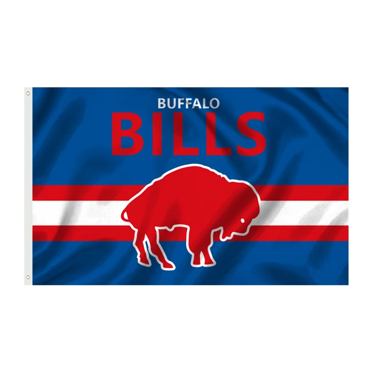 Fast Delivery Custom 3X5FT nfl Flags with Old Buffalo BILLS Flags