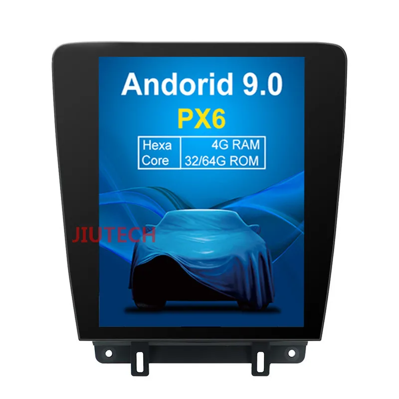

Car GPS radio For Ford Mustang 2010-2014 PX6 4+64 screen Android 8.1 Car dvd Multimedia Player GPS Navigation with 4k video play