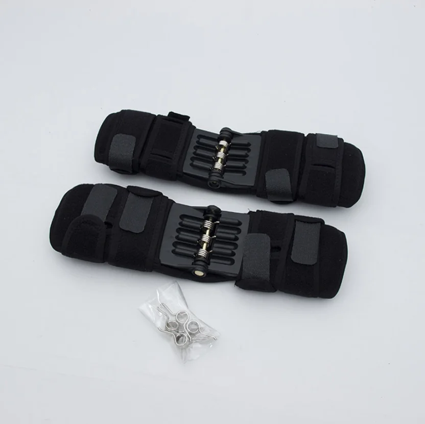 

Knee Joint Support Pads Knee Patella Strap Brace Power Lift Spring Force Knee Support, Black