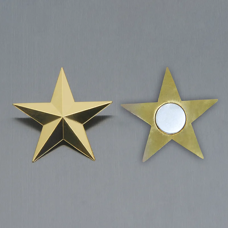 B16 Wholesale 3d Gold Red Silver Star Lapel Pins Badges Buy