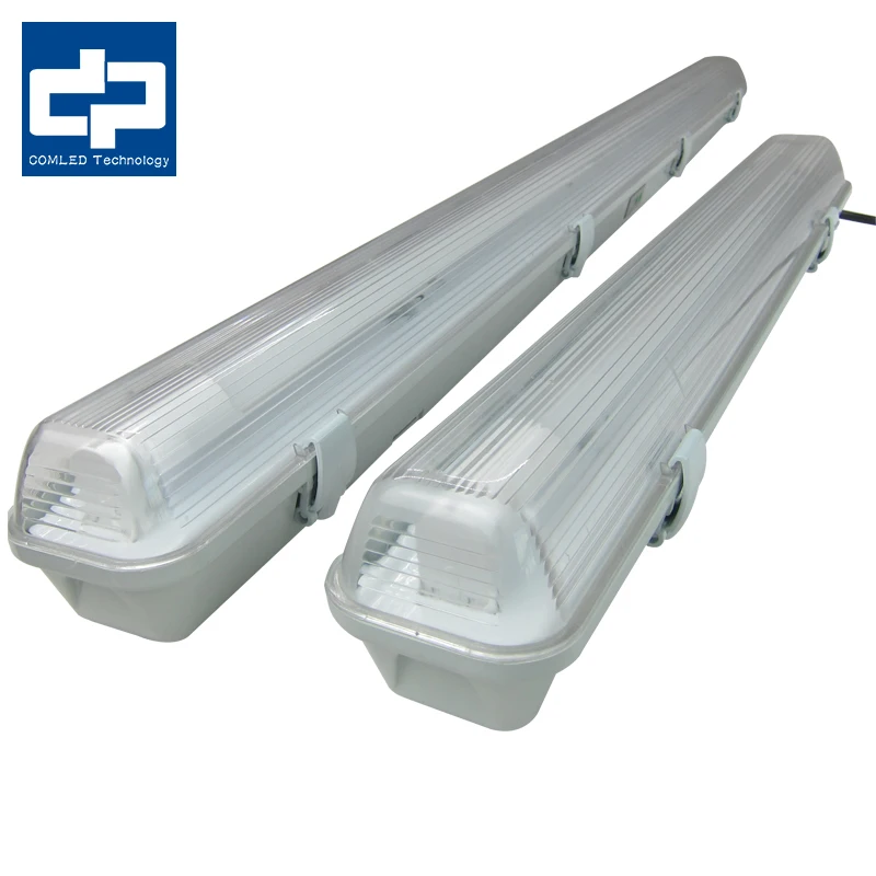 SAA 2ft 1*9w led single tube emergency dimming linear batten light Linkable installation emergency light for car park PT1E2L