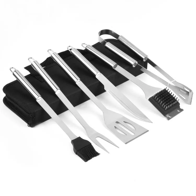 

6pcs bbq grill tools set Stainless Steel barbeque tool set bbq grill BBQ Accessories