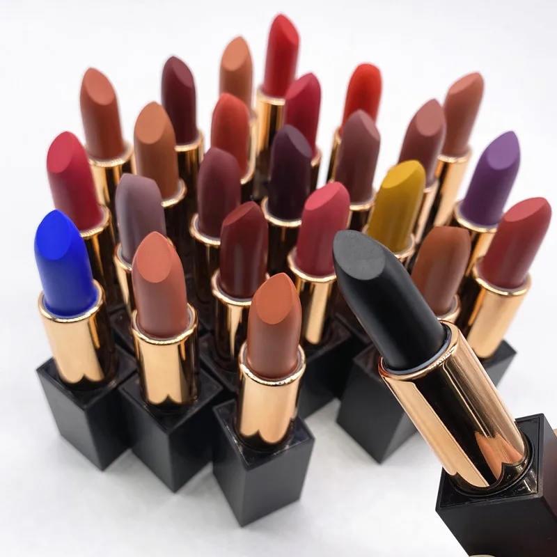 

New Arrival Cosmetic Lipstick Tube Waterproof Velvet Private Label Matte Lipstick Lip Stick