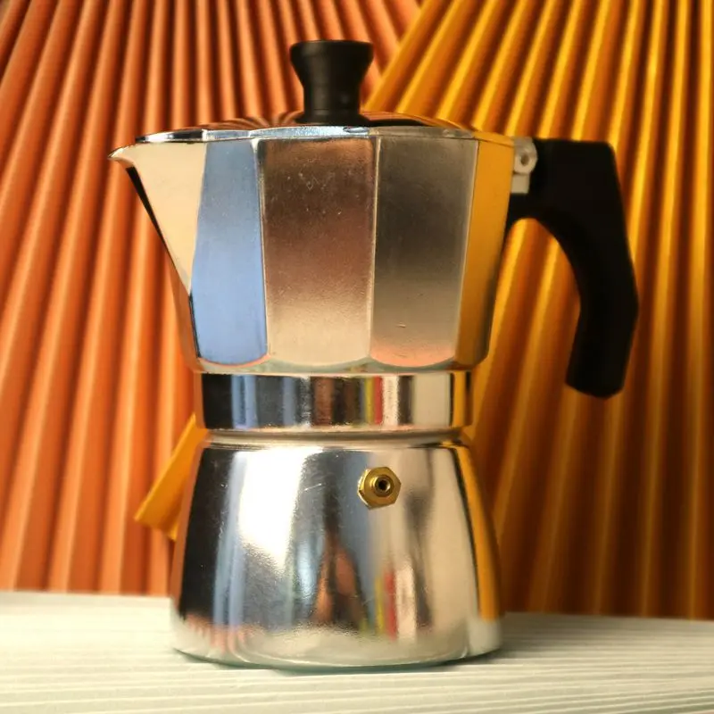 

moka express aluminium stovetop coffee maker mokapot and milk brother electric, Customized color