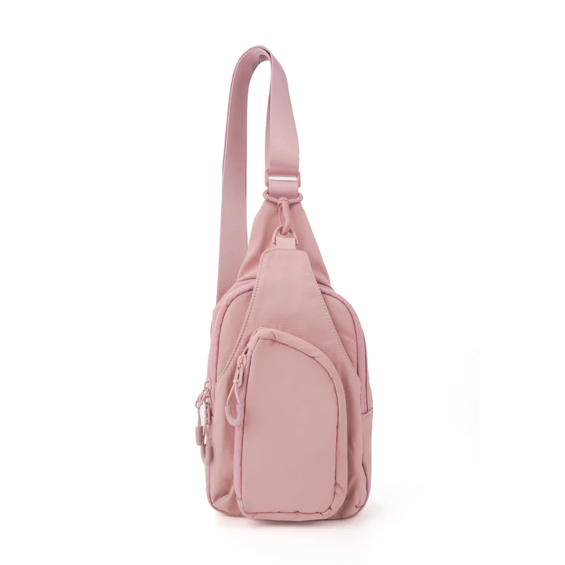 

Daily Sling Bag with Adjustable Straps Crossbody Chest Bag Lightweight Small Backpack for Casual Outdoor Traveling Hiking