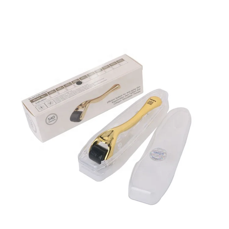 

Medical Grade Customize 0.5mm Titanium Microneedle 540 Dermaroller Derma Roller