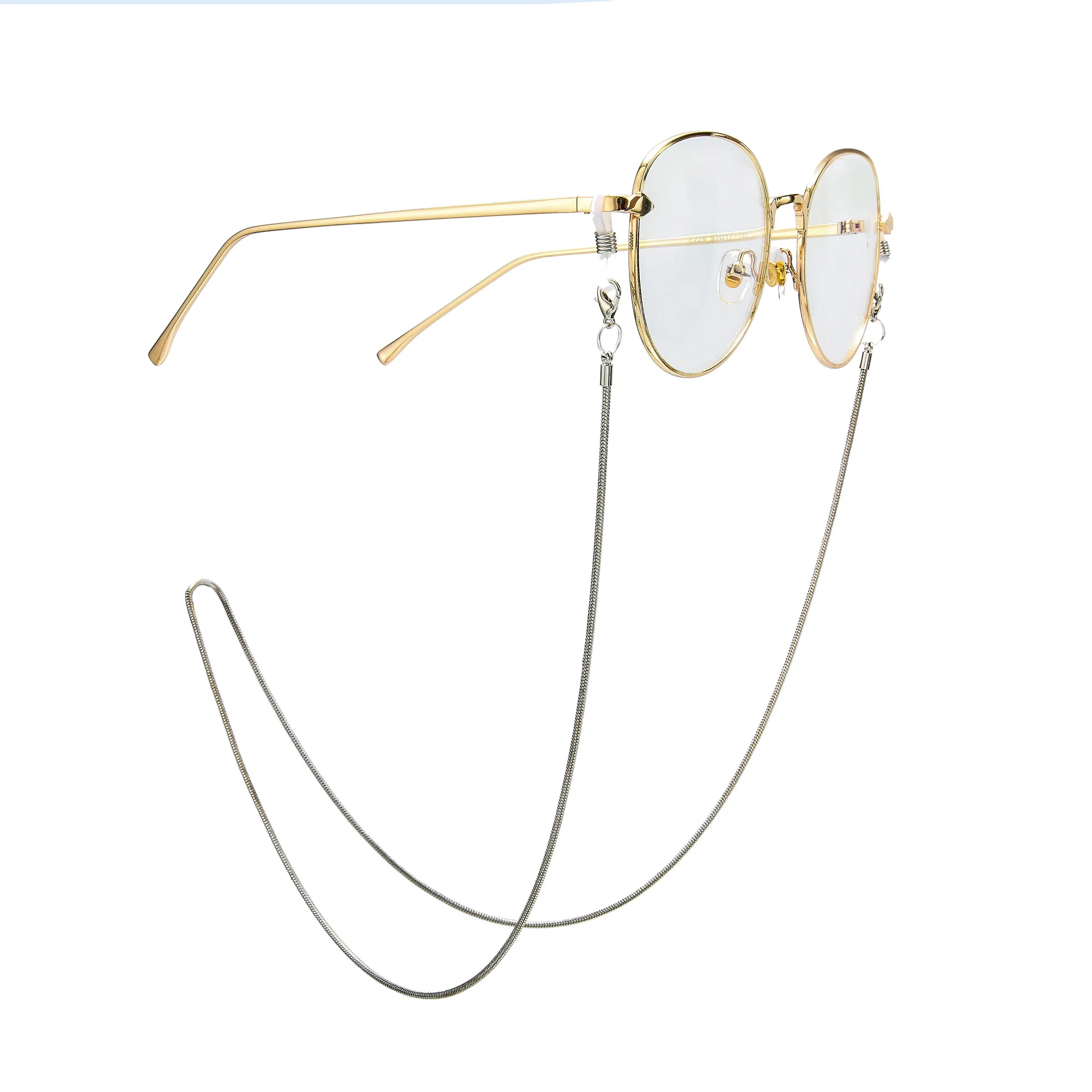 

Vintage Sunglasses Chain Holder Newest Fashion Stainless Steel Snake Chain Vacuum Plating Gold Sunglasses Trend Sunglass Chain