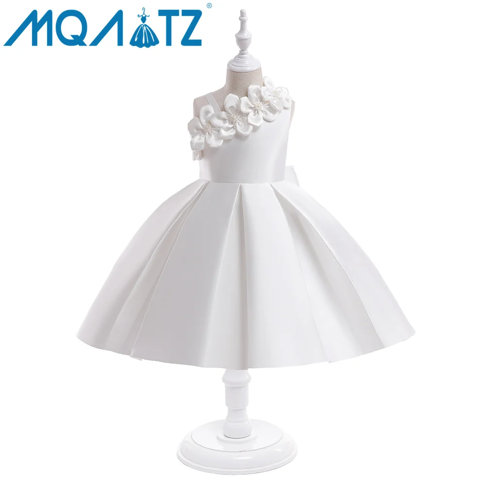 

MQATZ Pretty Little Girls Party Dress Children 9 Years Birthday Frocks Kids Evening Gown