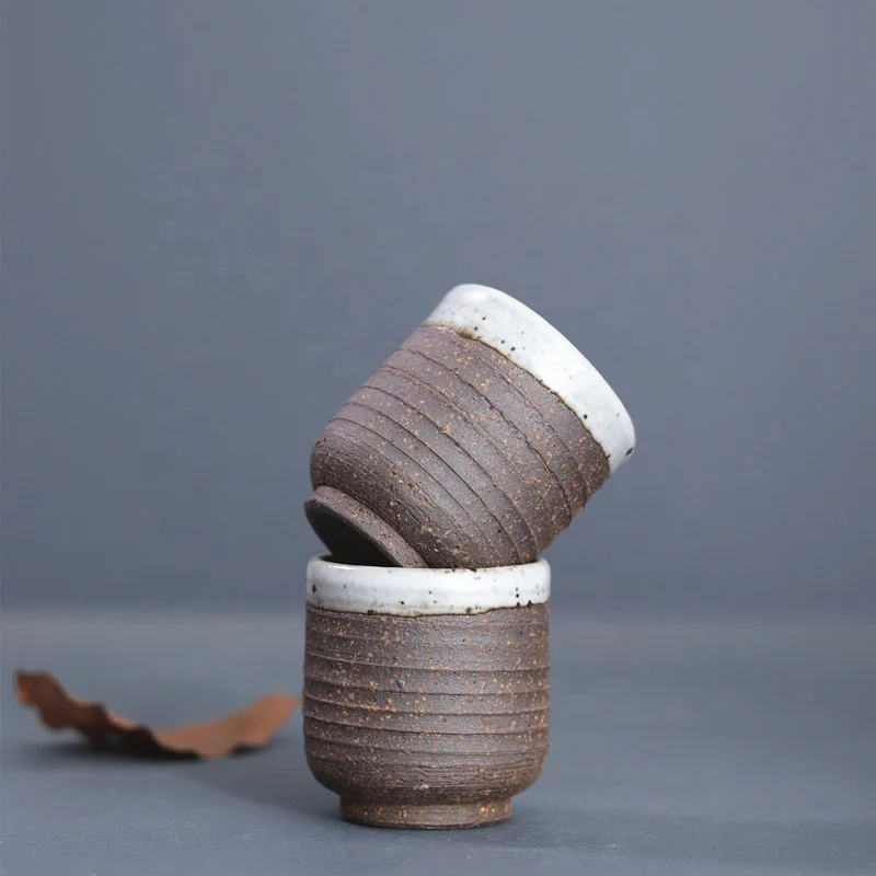 

Handmade Japanese style cup creative retro tea cup kungfu master cup, As picture show