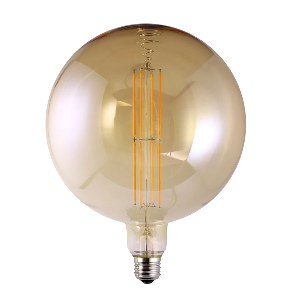 G300 Globe Retro edison bulb E27 6w Decorative huge large oversize New design LED filament bulb 230V Dimmable vintage lights