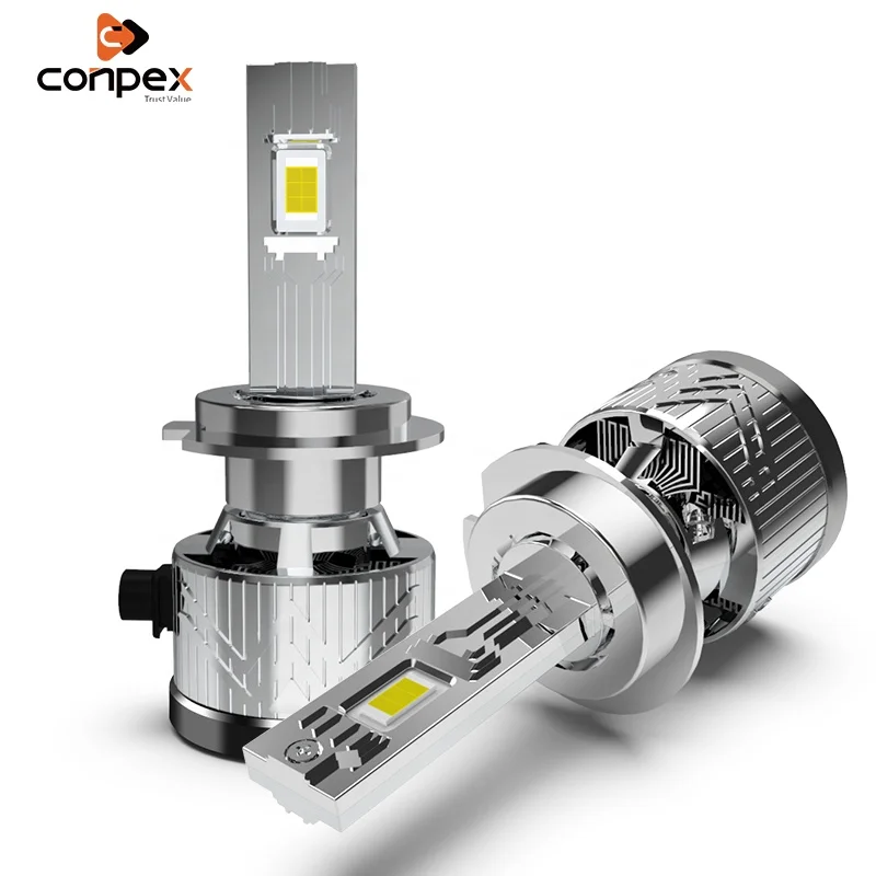 Conpex New Arrival Best Heat Dissipation System 65W CSP USA Chip 6000K Auto Light H4 H7 Car LED Headlights Bulbs