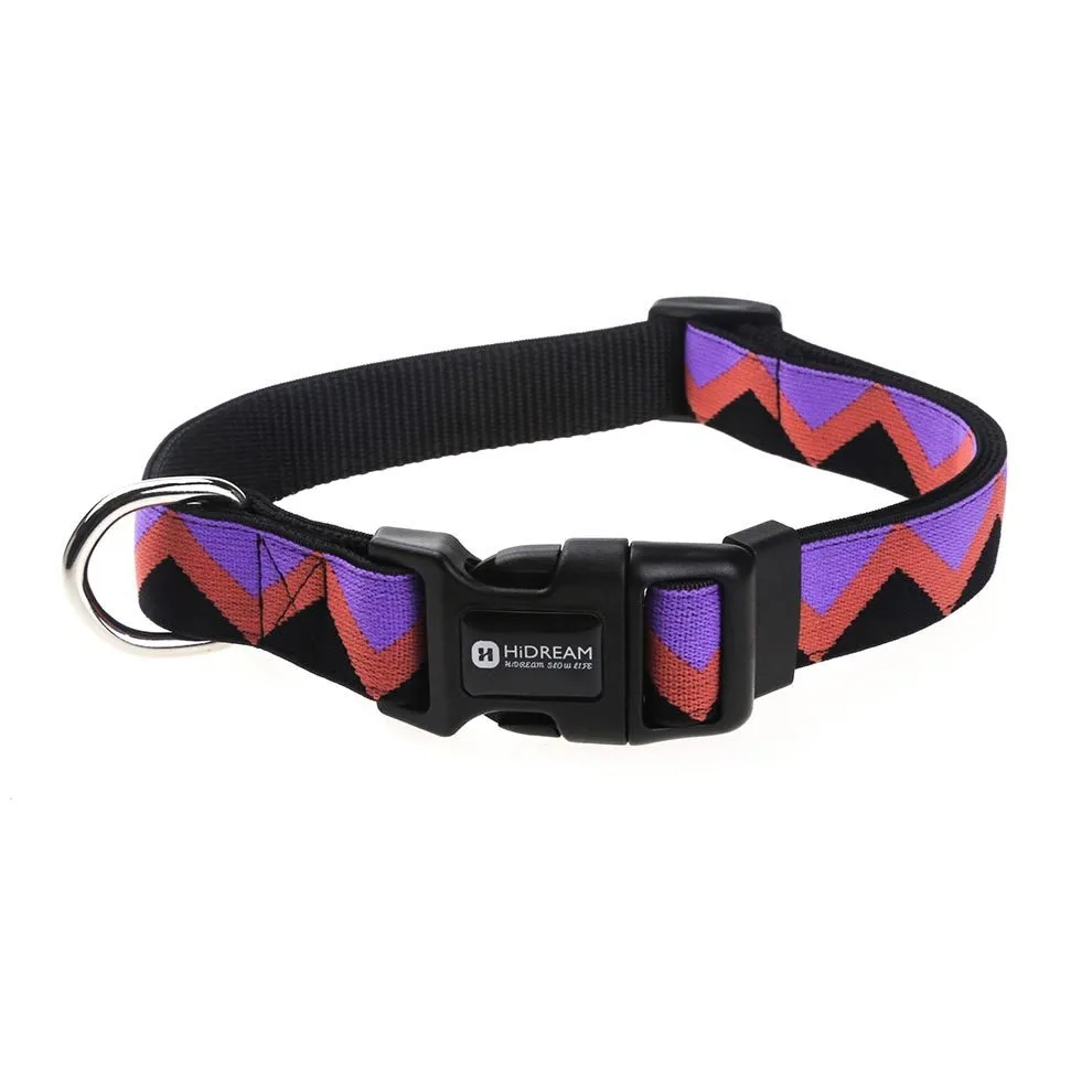 

Rainbow Series Classic Adjustable Reflective Nylon Dog Collar