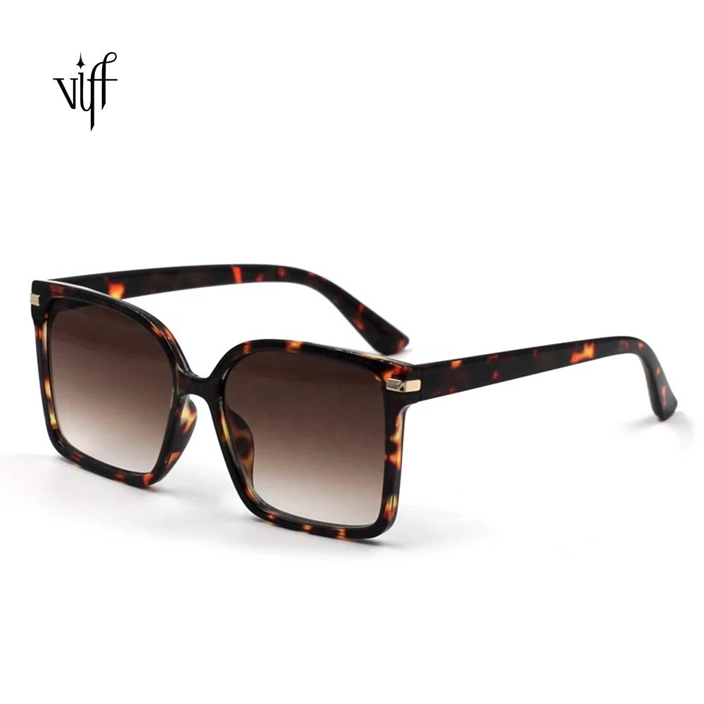 

VIFF Tortoiseshell Sunglasses HP19952 Great Sale Designer Oversized Square Sunglasses Sun Glasses, Multi and oem
