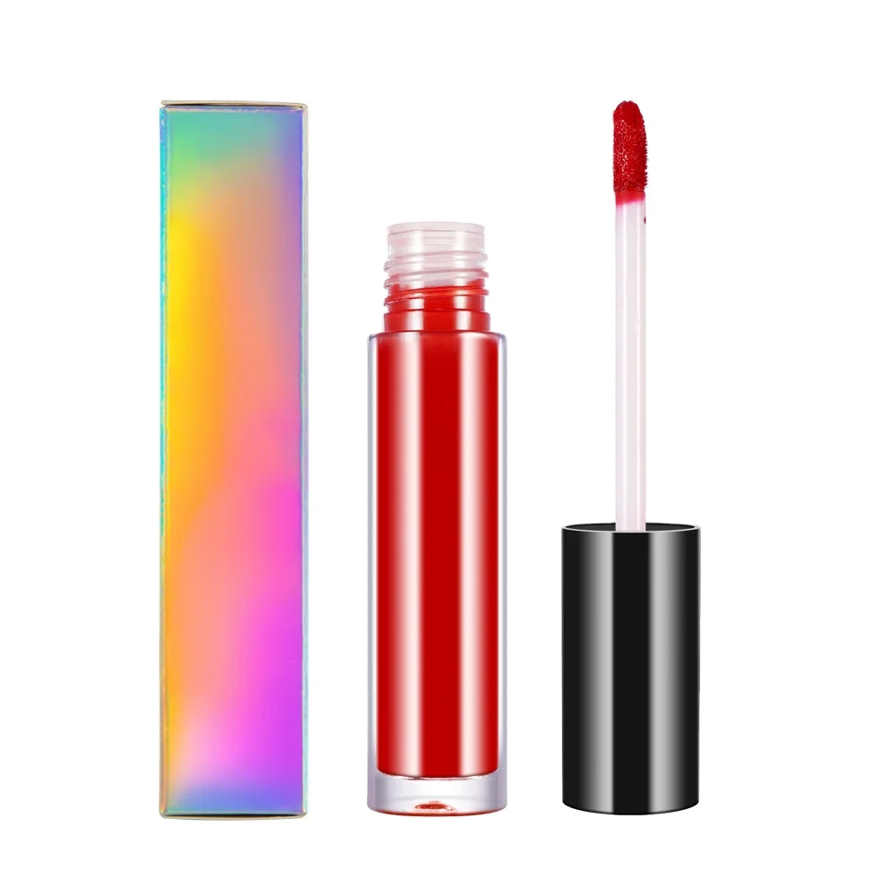 

Bright Non-stick Cup Lip Glaze 12 Color Matte Pigment Waterproof Private Label Liquid Lipstick Custom Bulk Makeup