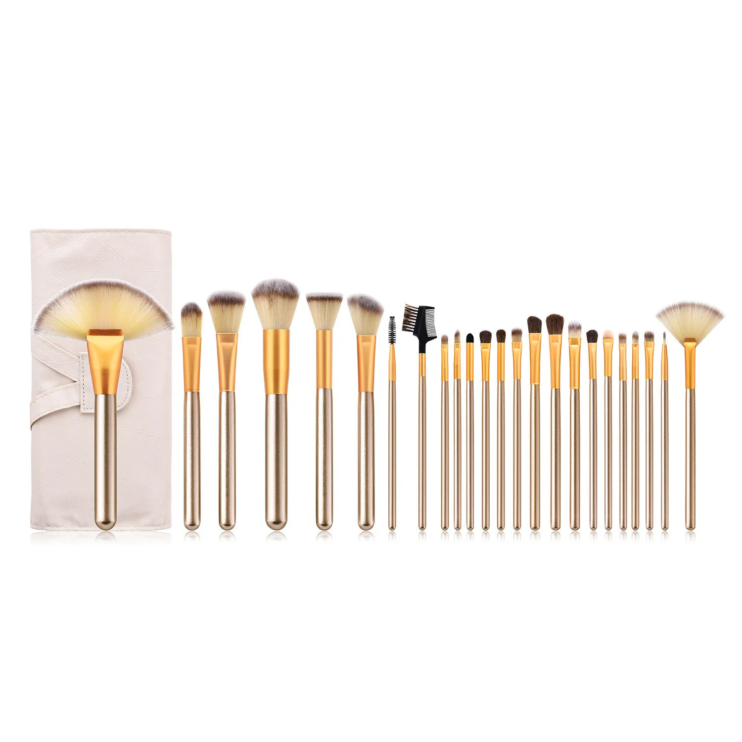 

OEM high quality 12/18/24pcs makeup brush set nylon hair professional synthetic cosmetics makeup brush makeup kit