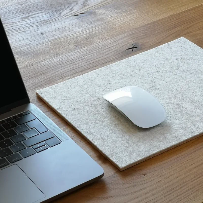 

Handmade Felt Mouse Pad Durable Gaming Mouse Mat Durable Mouse Pad Office Decor, Customized