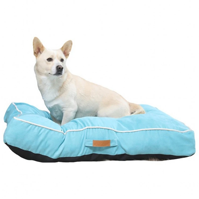 

Soft Velvet Dog Bed for Large Medium Pet Indoor Cushion Mat with Removeable Cover Anti-stress Sofa Kennel Orthopedic Mattress, Picture