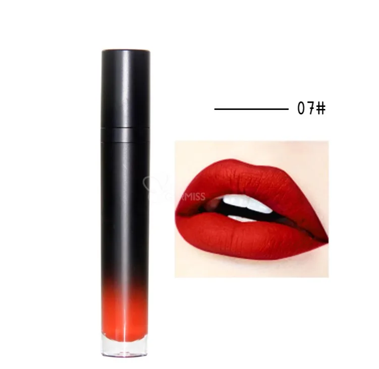 

Beauty Cosmetics Makeup Multicolor Matte Lip Gloss Non-stick Cup Vegan Lipgloss, 12colors