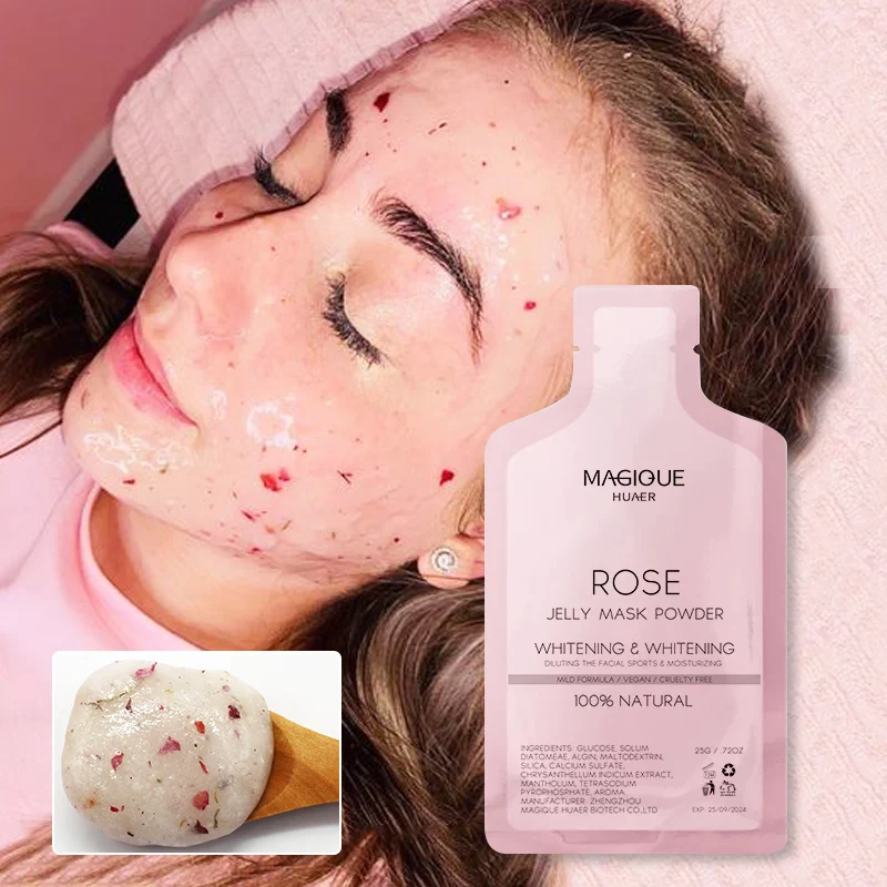 

Facial Mascarillasl Powder Clay Hydro Anti Aging Rose Petal Traditional Herbal Gold Moisturizing Jelly Face Mask Powder