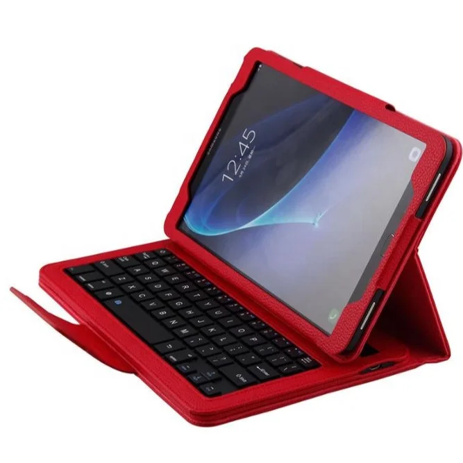 

Factory direct sales T580 cover case for Galaxy TAB A 10.1 inch tablet T580 detachable Wireless holster keyboard, Black/pink/red/white