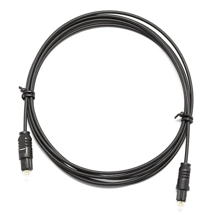 

Best quality Toslink 2.2mm Optical Audio Cable Toslink Cable Audio Video Cables Length Supports Customization, Black