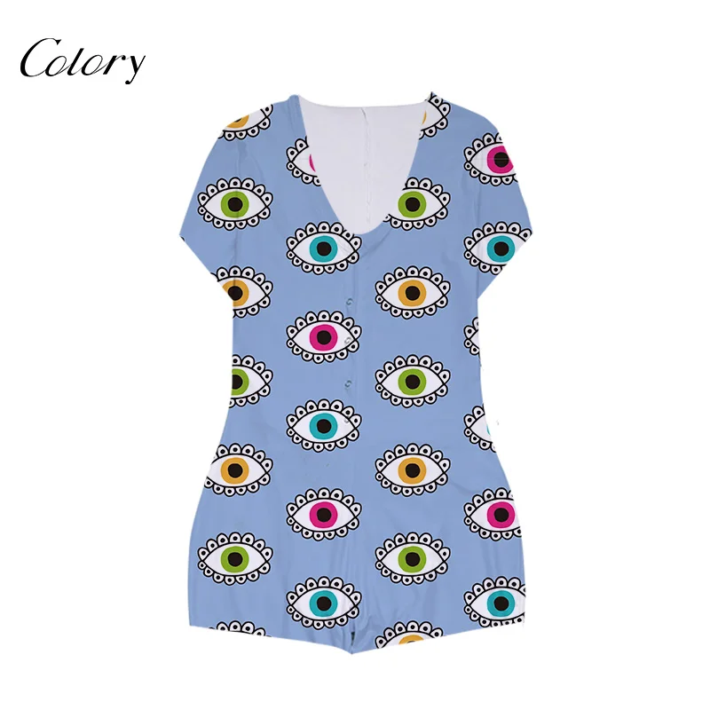

Colory Slipper Design And Print Girls' Shorts, Picture shows