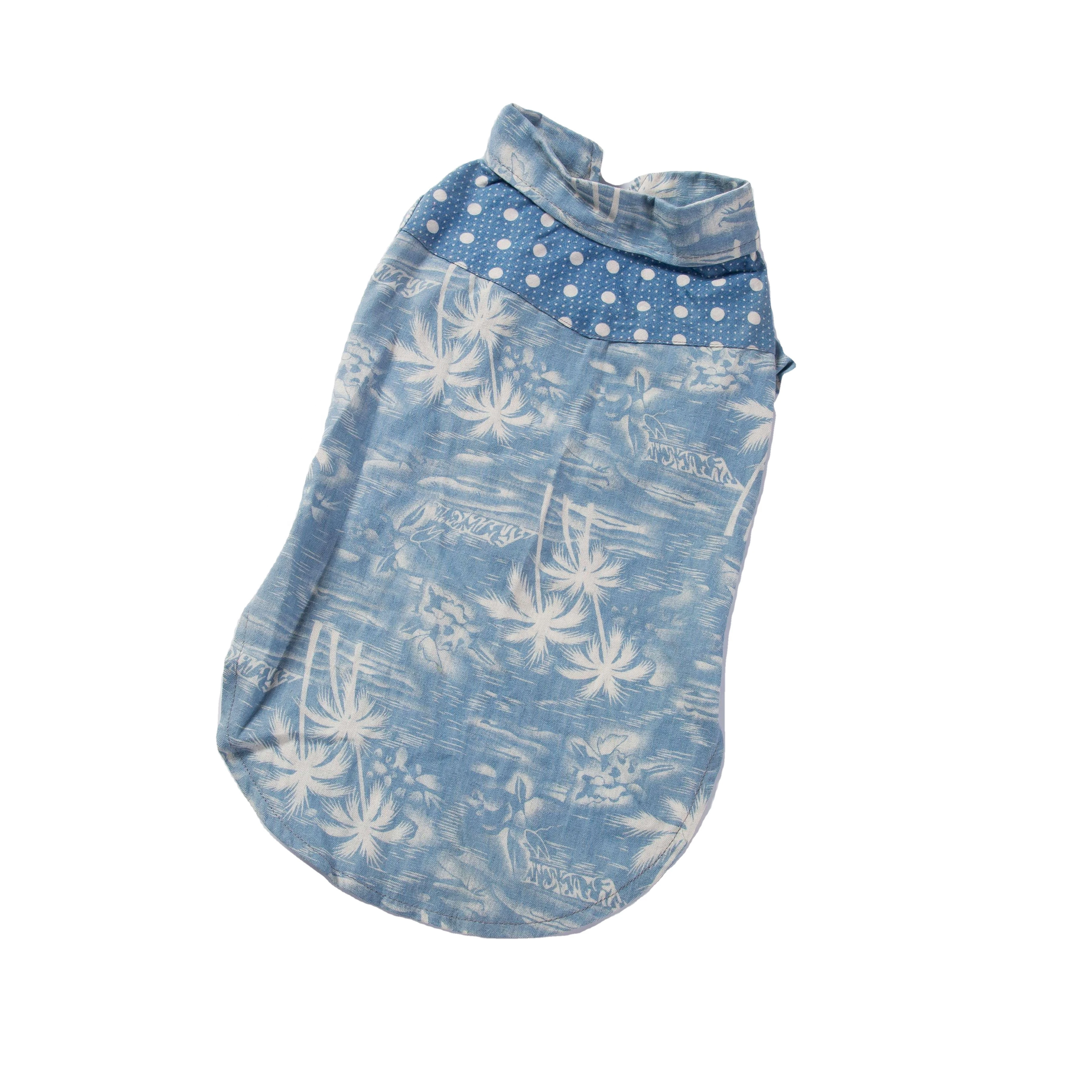 

Dog clothes pet Printed Denim Shirt for Spring&Summer, Customized color