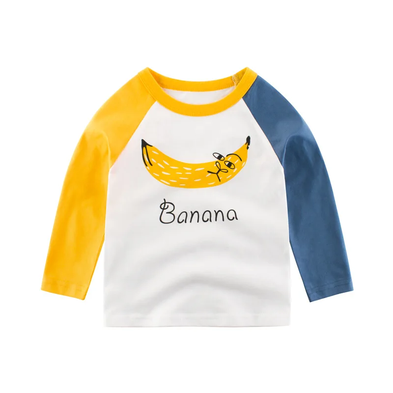 

Plain T-shirts 100% Cotton For Kids Fashion Boys T-shirt Long Sleeve 5yrs