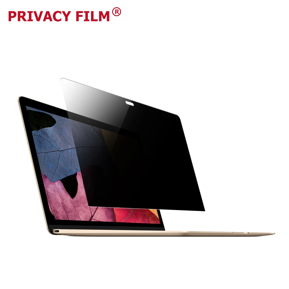 

12 Years Factory 13.3/15.4/16 inch Laptop Privacy Film Removable Privacy Screen Protector Filter For MacBook Air, Light black