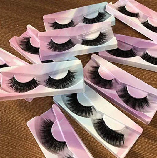 

Free lash sample and eyelash brush eyeliner glue adhesive mink eyelashes 5d lashes3d packaging box custom 25mm mink eyelashes, Black