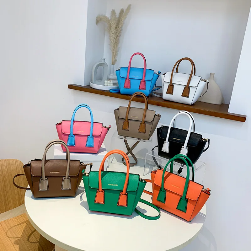 

Wholesale vintage PU leather Women's tote hand bags and purse set shoulder bag ladies handbag