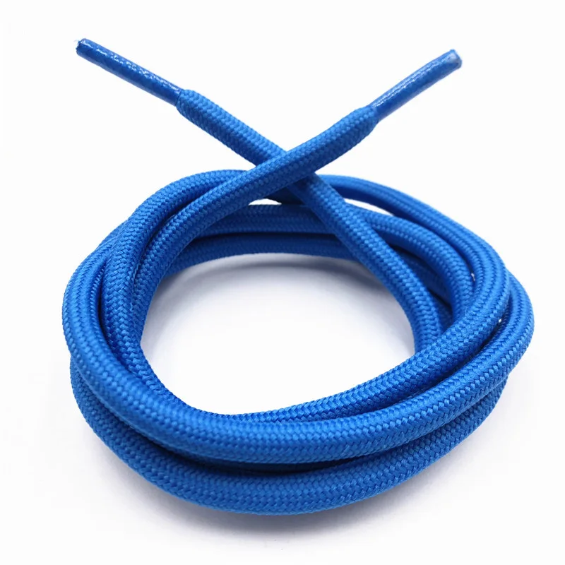 

Weiou wholesale manufacture solid Mutil Colors Round Polyester shoelaces