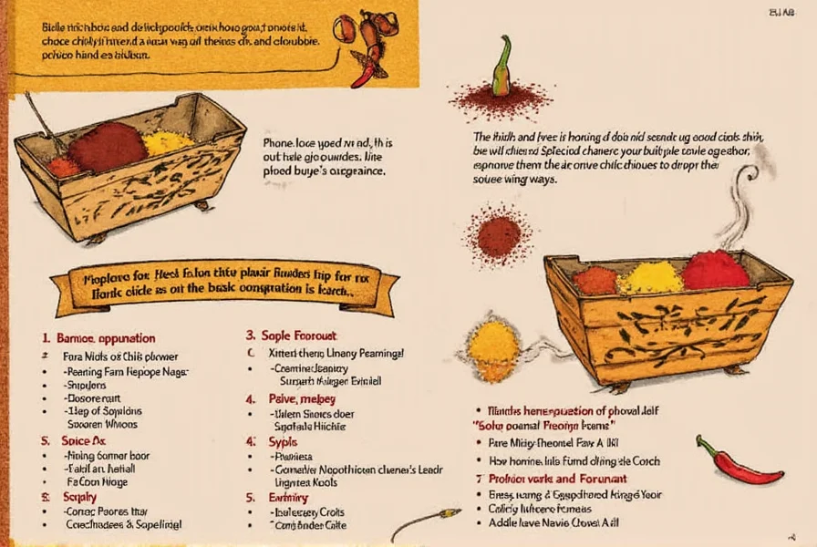 Comparison between pure chili powder and chili powder blend