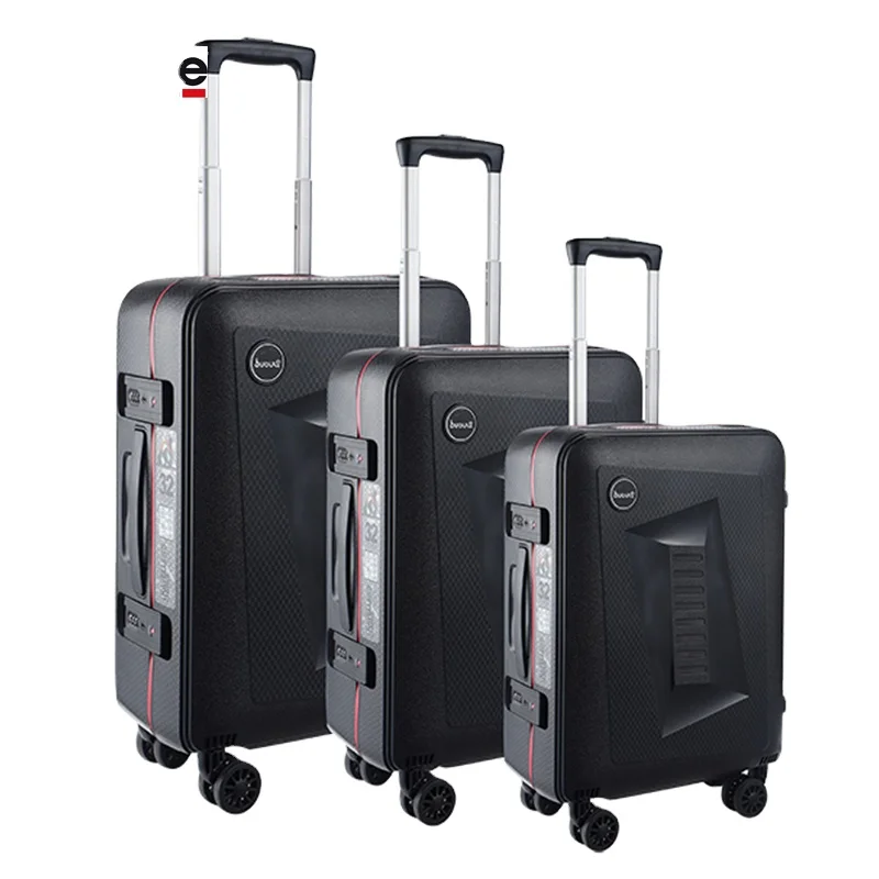 

BUBULE Wear Resistant 20 24 28 PP Travel Custom Hard Shell Luggage