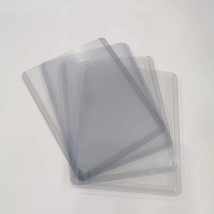 

Hot sale ID card Holder Large Vertical Clear Plastic business case, Transparent