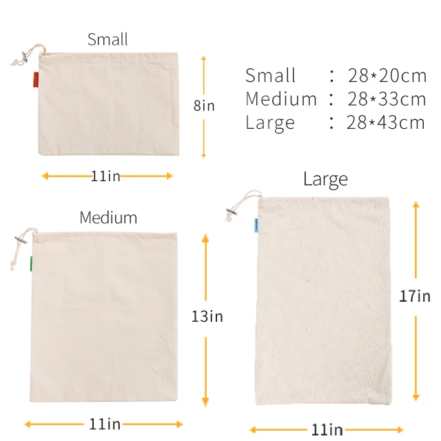 
Best supplier reusable string shopping eco friendly organic cotton net bag 
