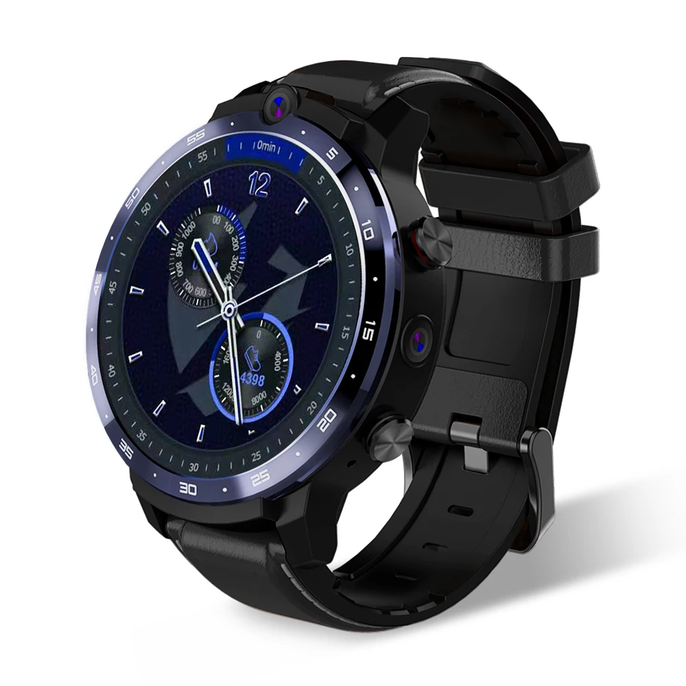 

Z32 Smartwatch 4G Gps Local Music Player Double Camera 4G Sim Card Circle Z32 Big Android Smart Watch