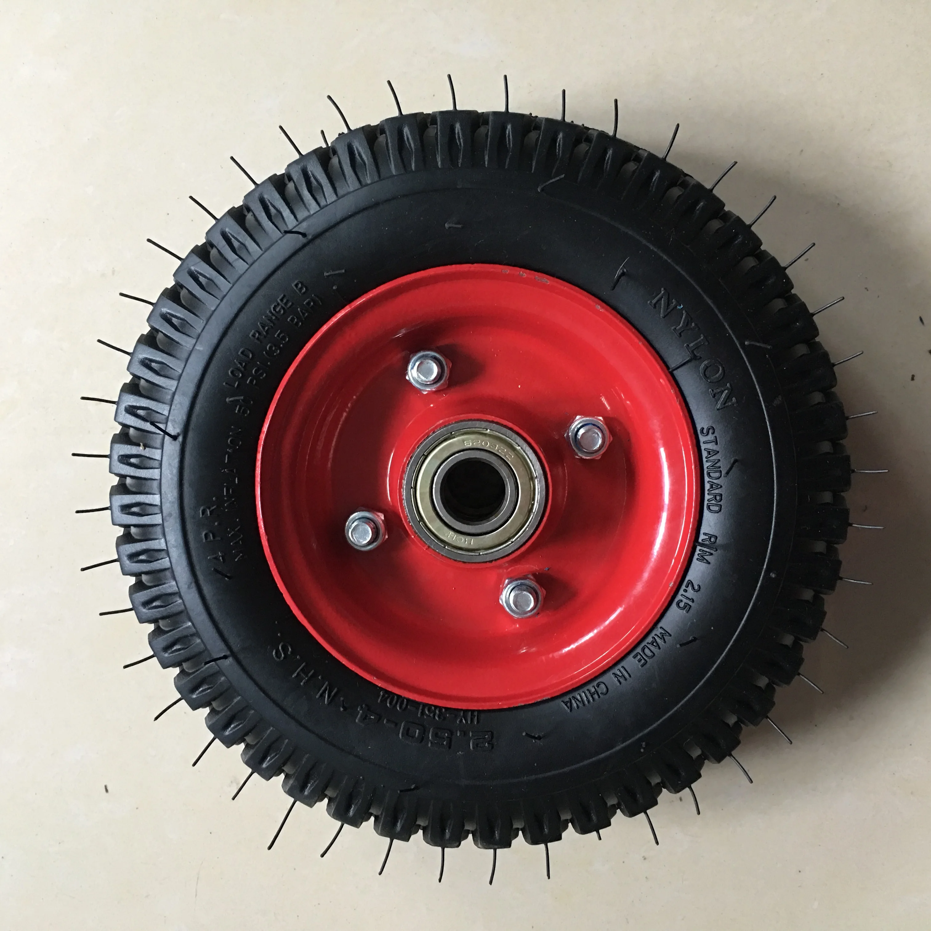 

2.50-4 pneumatic rubber wheel
