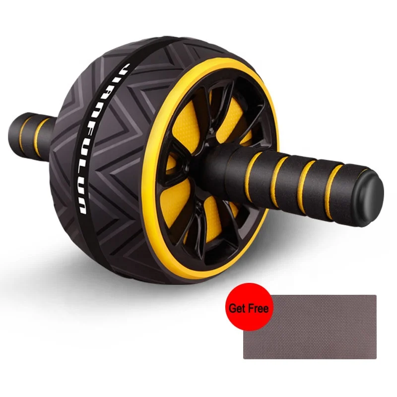 

abdominal exercise muscle roller wheel, White, black, red, yellow, blue