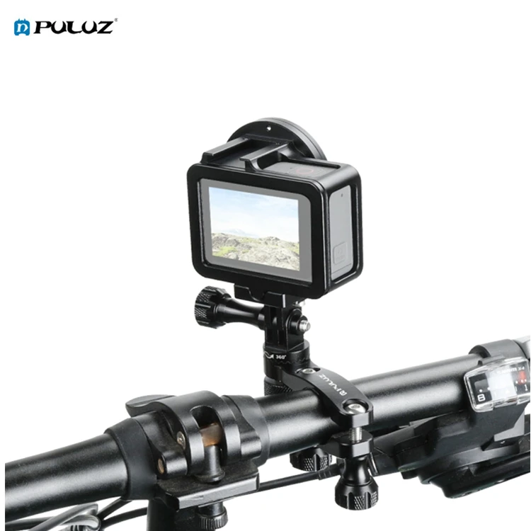 

PULUZ 360 Degree Rotation Bike Action Camera Mounts Aluminum Handlebar Adapter Mount, Balck