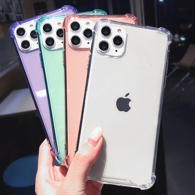 

Amazon Hot Shockproof TPU Cell Phone Cases Cover for Apple iPhone XS XR 12 13 Pro Max Clear Phone Case Fundes Wholesale